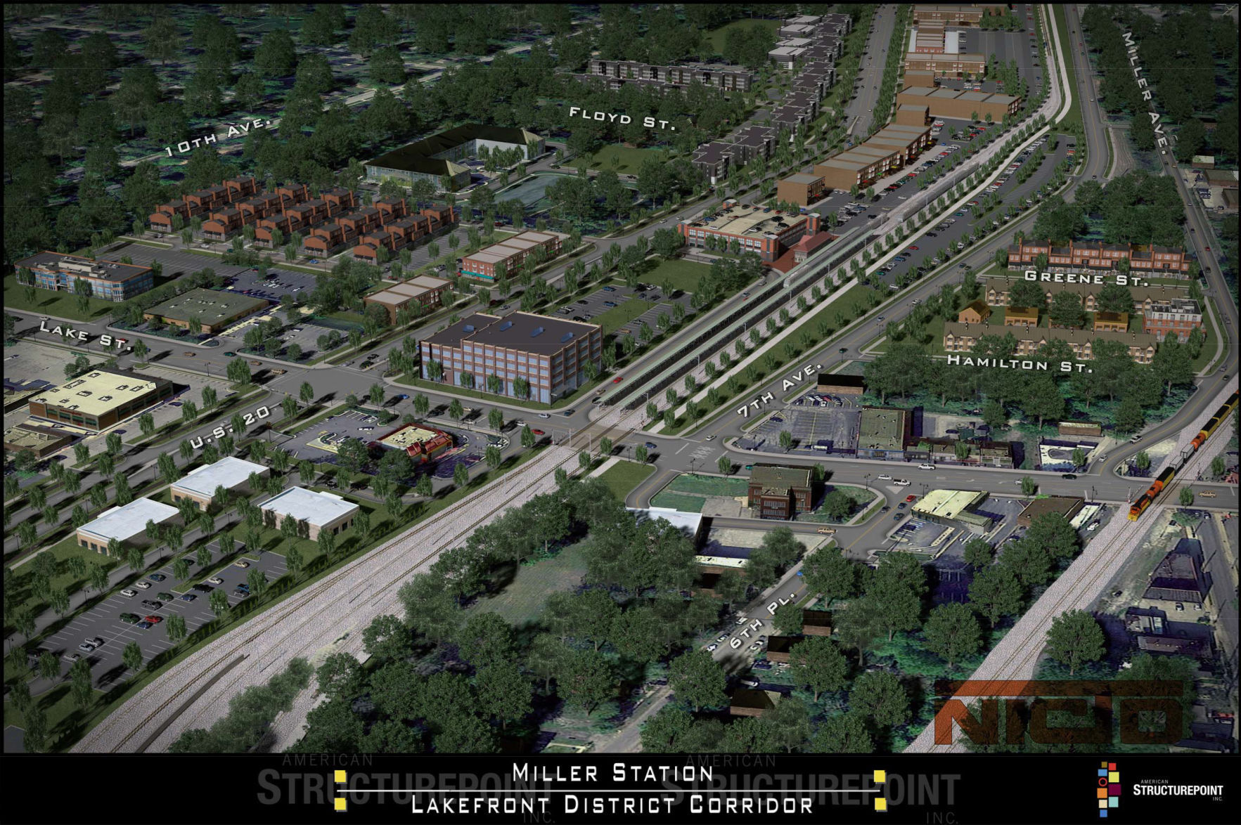 Miller overhead rendering